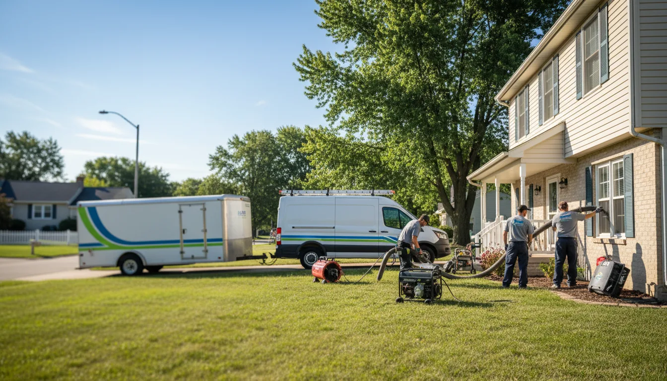 Flooded Basement Restoration And Cleanup With Repair in Seneca, IL near me